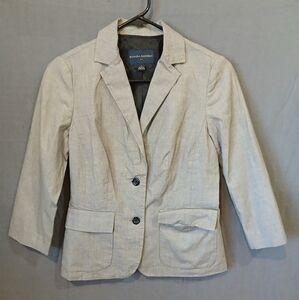 Banana Republic Women's Blazer Size 2 Gray